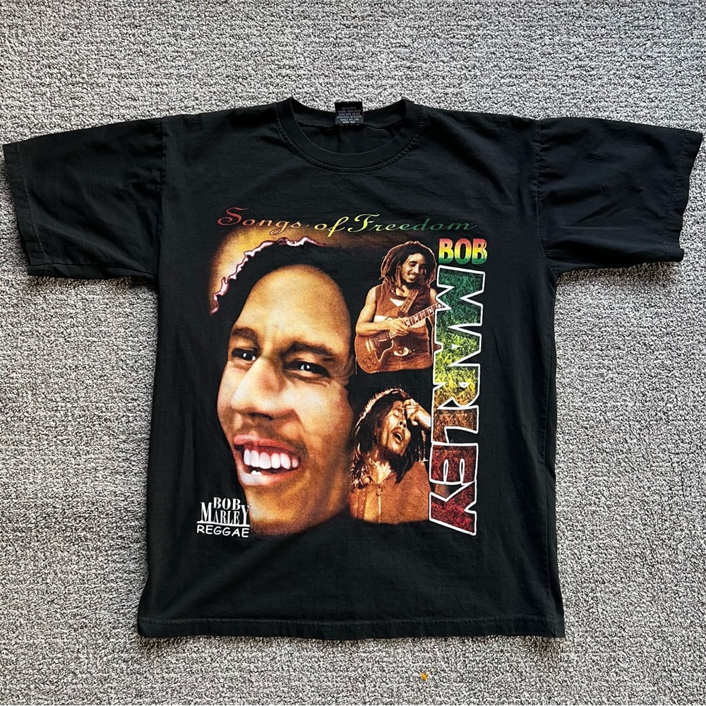 1990s Hot Ice Bob Marley “Songs of Freedom” Big Print
